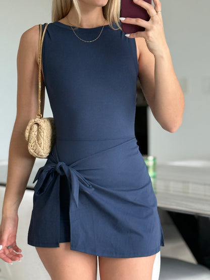 Navy Mini Dress